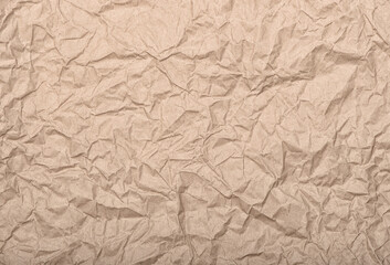 Crumpled paper texture Craft carton background