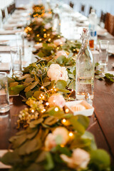 wedding tablesetting