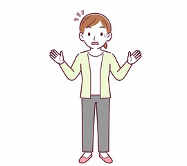 Young woman in a cardigan