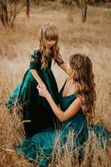 mother and daughter