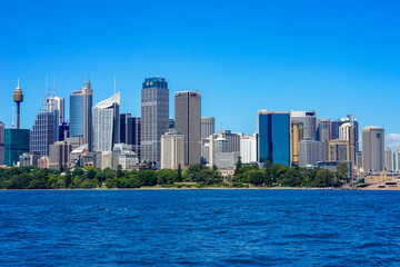 Fototapeta na wymiar Australia, Sydney, the skyline of the central business district 