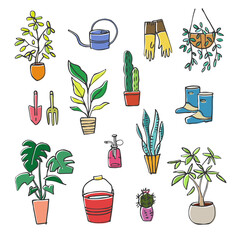 ガーデニングの道具コレクション