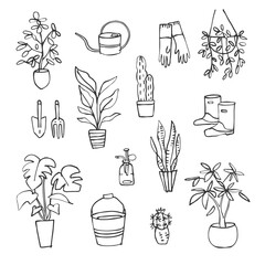 ガーデニングの道具コレクション