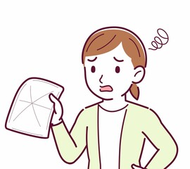 Young woman in a cardigan_rag