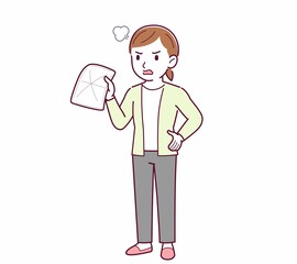 Young woman in a cardigan_rag