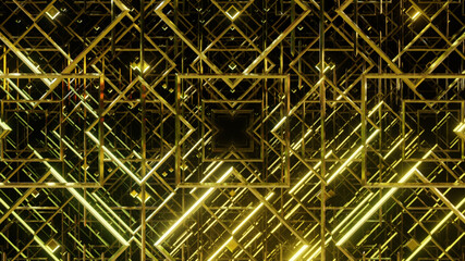 3D illustration Background for advertising and wallpaper in luxuly and fashion party scene. 3D rendering in decorative concept.