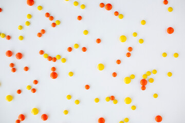 simple white flat lay summer scene