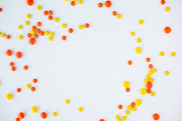 simple white flat lay summer scene