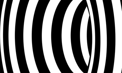 abstract stripes wavy optical art black monochrome lines vector illustration part 8