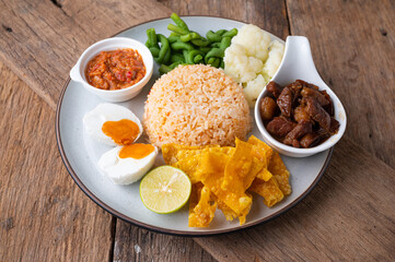 Fried Rice with Spicy Shrimp Paste Dip , Thai Street Food