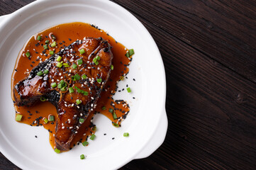 Deep Fried Mackerel with Fish Sauce