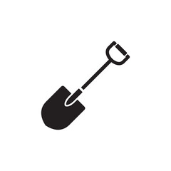 shovel icon symbol sign vector