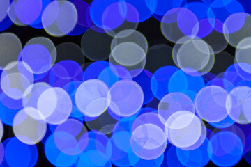 Abstract circular bokeh background.
