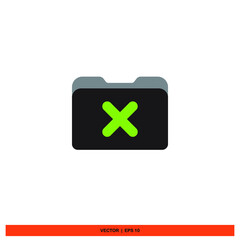 Fototapeta premium Icon vector graphic of folder file