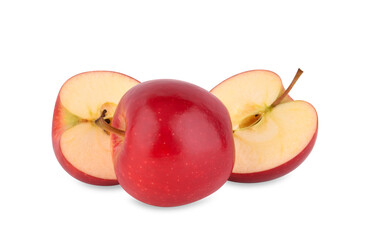 Jazz apples isolated on white background