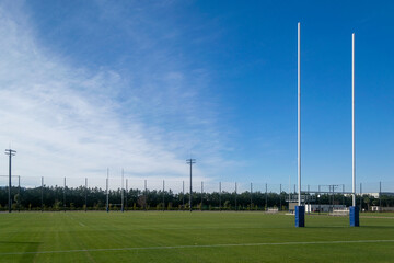 ラグビー場　ゴールポスト