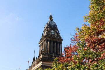 Leeds Town Hall, West Yorkshire, England, United Kingdom