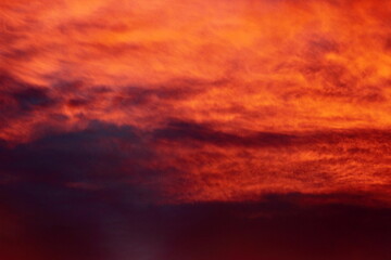 colored clouds at early morning sunrise 