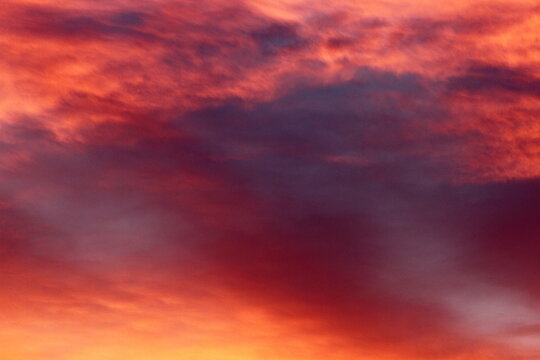 colored clouds at early morning sunrise © Zakharov Vitaly