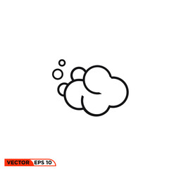Icon vector graphic of  soap foam