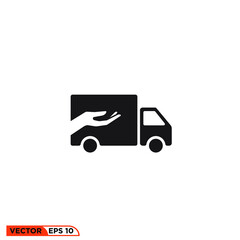Fototapeta na wymiar Icon vector graphic of delivery care