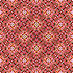 Geometric seamless pattern, abstract colorful background, fashion print, vector texture.