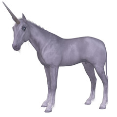 Obraz na płótnie Canvas 3d render of a fantasy unicorn