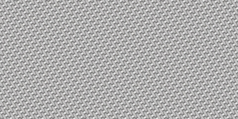 Monochrome wicker fabric wavy pattern