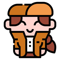 Detective icon for web element , webpage, application, card, printing, social media, posts etc.