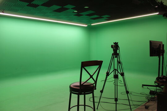 Séance photo en studio fond vert 