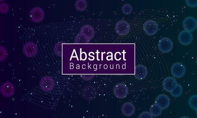 Abstract Galaxy Background Design Template