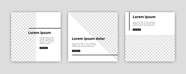 Modern Social Media banner template can be edited. Anyone can use this design easily. Promotional web banners for social media. Elegant sale and discount promo - Vector.