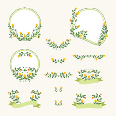 Flower Frame Wedding Vintage  collections