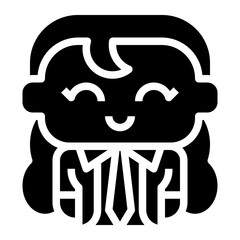 Business woman icon for web element , webpage, application, card, printing, social media, posts etc.