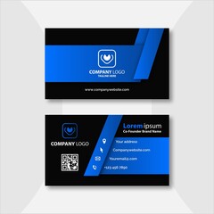 Fototapeta na wymiar Creative visit card with modern with creative corporate business card template with modern, Clean professional business card template