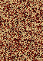 Abstract Geometric Pattern generative computational art illustration