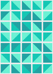 Abstract Geometric Pattern generative computational art illustration