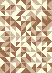 Abstract Geometric Pattern generative computational art illustration