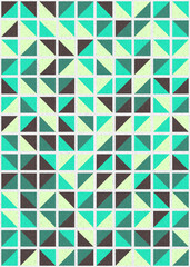 Obraz premium Abstract Geometric Pattern generative computational art illustration