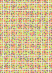 Abstract Geometric Pattern generative computational art illustration