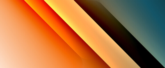 Fluid gradients with dynamic diagonal lines abstract background. Bright colors with dynamic light and shadow effects. Vector wallpaper or poster