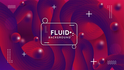 Stylish fluid shapes. Abstract gradient backgrounds. Applicable for covers, websites, presentations, banners &, etc.