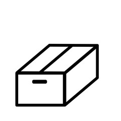 段ボール箱のアイコンイラスト