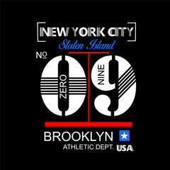 typography vintage illustration t shirt stock vector