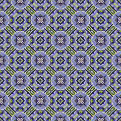 Geometric seamless pattern, abstract colorful background, fashion print, vector texture.