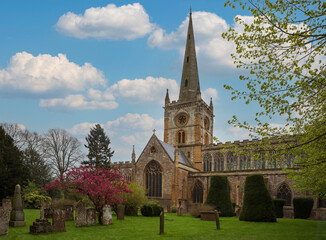 Fototapeta na wymiar Holy Trinity Church in Stratford Upon Avon, UK