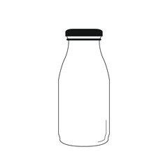Glass 200 Ml Milk Bottle