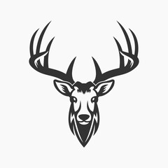 deer head silhouette
deer logo
deer vector illustration template