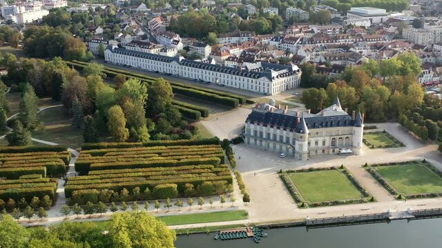 Survol du parc du ch&acirc;teau de Rambouillet