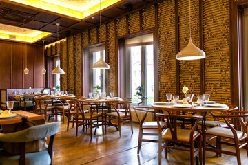 Interior of the Chinese restaurant